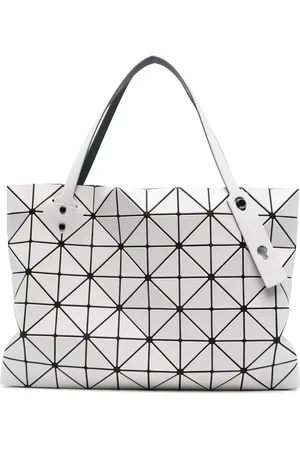 Issey Miyake Geometric-panelled tote bag