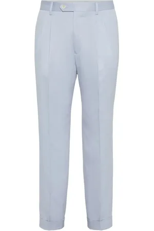 Brunello Cucinelli Pressed-crease trousers