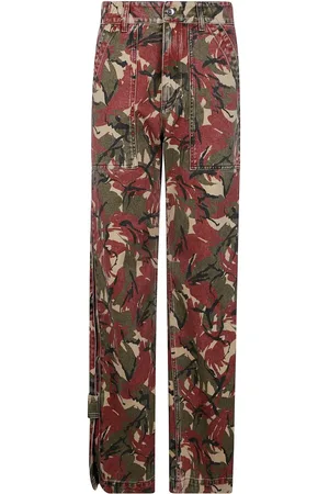 Paco rabanne Camouflage-print jeans