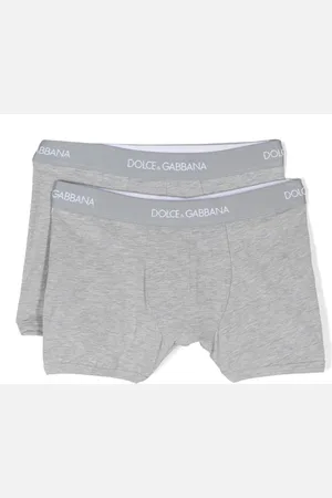 Dolce & Gabbana Logo waistband trunks (pack of two)