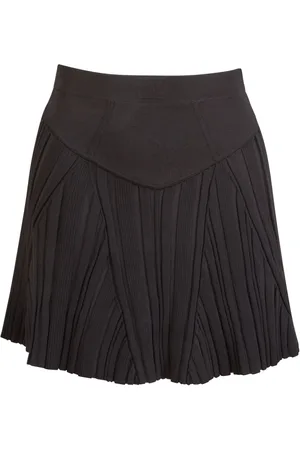 FLEUR DU MAL Ribbed mini skirt