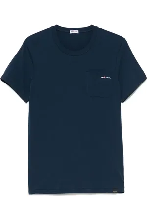Kiton Logo-embroidered T-shirt