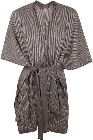 D.EXTERIOR Belted knitted top