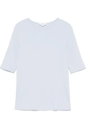 Vince Ribbed cotton T-shirt