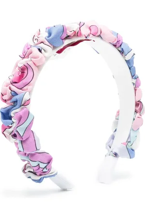 PUCCI Junior Marble-print headband