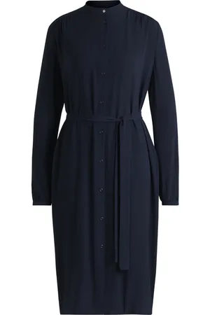 HUGO BOSS Belted midi dress