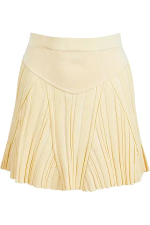 FLEUR DU MAL Ribbed mini skirt