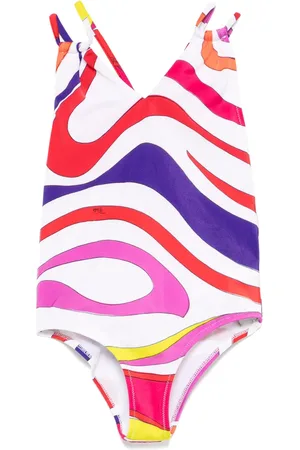 PUCCI Junior Iride-print swimsuit