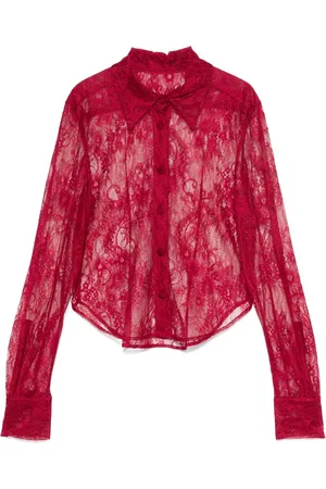 Atu Body Couture X Rue Ra floral-lace shirt