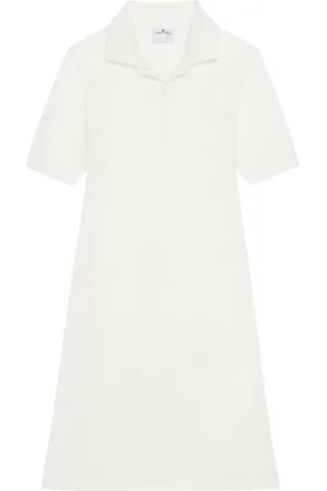 Courrèges Piqué-cotton polo dress