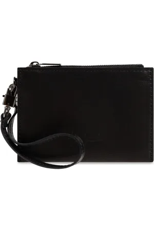 YOHJI YAMAMOTO Logo-debossed clutch bag