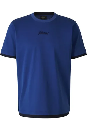 BRIONI Logo-embroidered T-shirt
