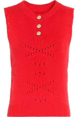 Barrie Perforated-motif top