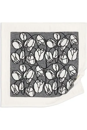 Barrie Floral-motif scarf