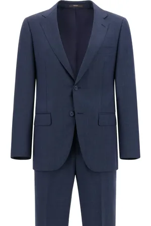 Boggi Milano Patterned wool suit