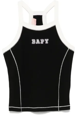 BAPY Embroidered tank top