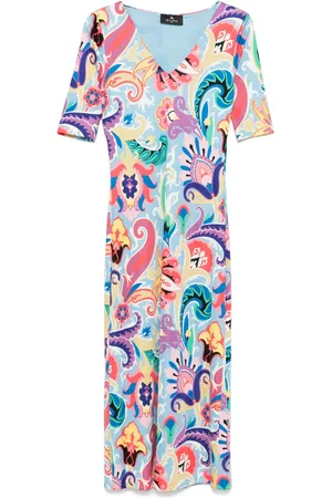 Etro Paisley midi dress