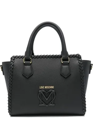 Moschino Small braided tote bag