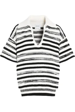 Barrie Striped polo top