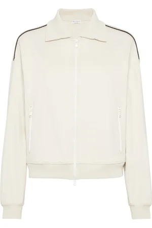 Brunello Cucinelli Monili-embellished track jacket