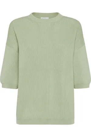 Brunello Cucinelli English rib-knit sweater