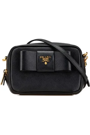 Prada 2013-2024 Saffiano Fiocco Bow Camera Bag crossbody bag