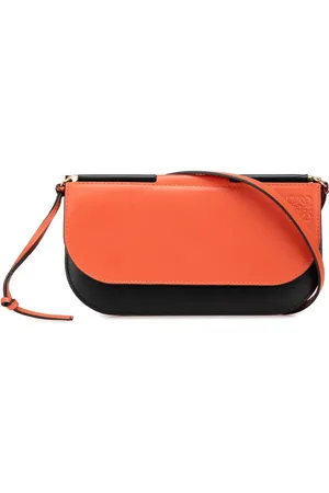 Loewe 2000-2024 Bicolor Leather Gate Pochette crossbody bag