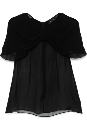 Simone Rocha Bow-detail sheer blouse