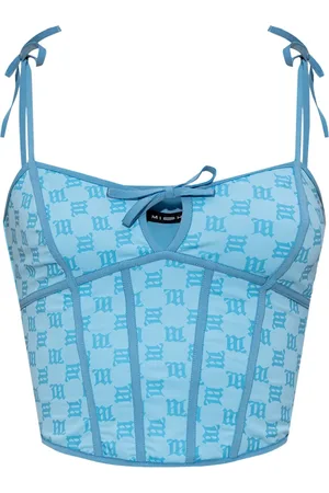 MISBHV Monogram-pattern top