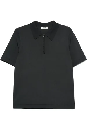 Sandro Fine-knit polo shirt