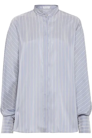 Brunello Cucinelli Striped silk shirt