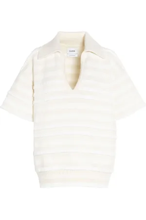 Barrie Striped polo top