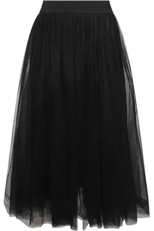 Fabiana Filippi Tulle midi skirt