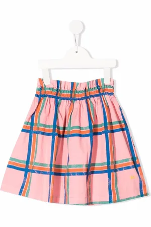 Bobo Choses Check-print organic cotton skirt