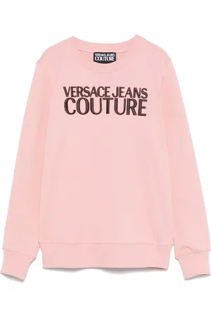 VERSACE Logo-embroidered sweatshirt