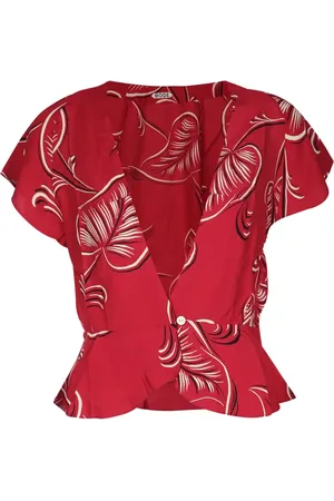BODE Floral-print blouse