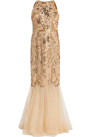 Marchesa Notte Sequinned gown