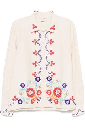 BODE Garden Party beaded shirt