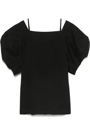 SACAI Cold-shoulder mini dress