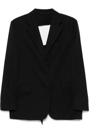 Simone Rocha Open-back bow-detail blazer