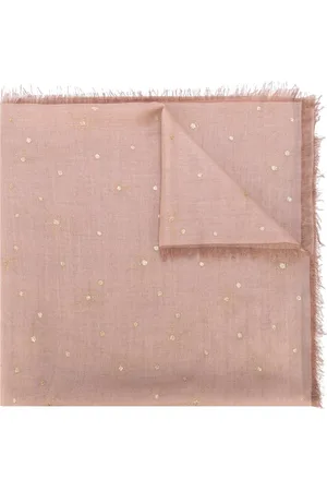 VALENTINO GARAVANI Embroidered polka dot scarf