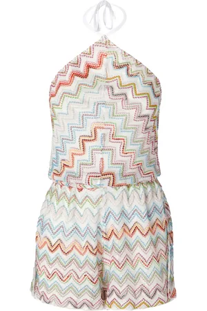 Missoni Zigzag-woven playsuit