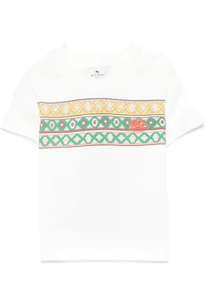 Etro Pegaso-embroidered T-shirt