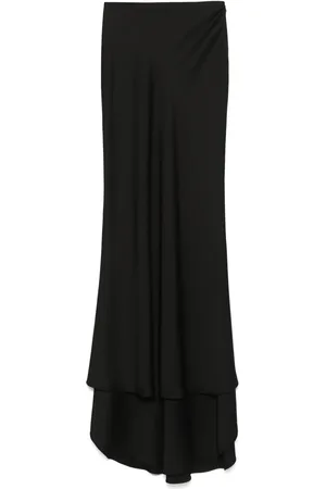 Serafini Satin maxi skirt