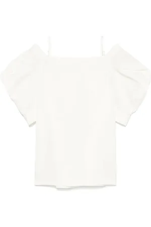 SACAI Cold-shoulder mini dress
