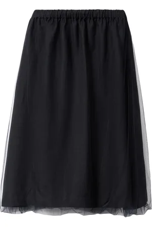 Fabiana Filippi Tulle-overlay midi skirt