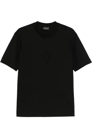 Emporio Armani Embossed Eagle-logo jersey T-shirt