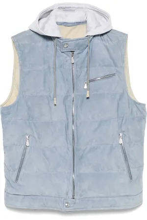 ELEVENTY Suede gilet