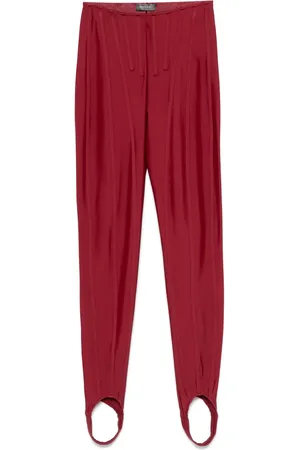 MUGLER Stirrup-detail leggings