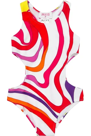 PUCCI Junior Iride-print swimsuit